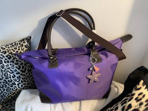 ﻿Plauener Spitze City-Shopper Lila Lagerräumung