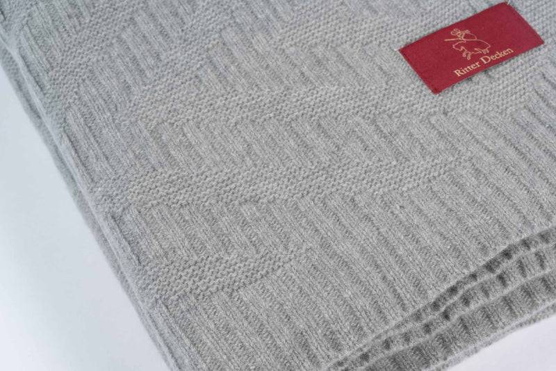 Ritter Decken Portimao Strickplaid aus Schurwolle Exklusivangebot