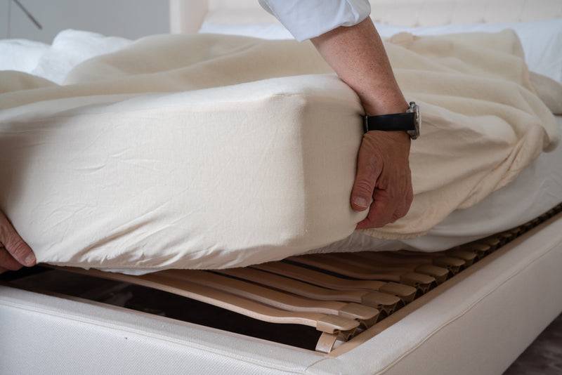 Ritter Decken Schurwoll-Unterbett mit Spannumrandung Tägliche Deals