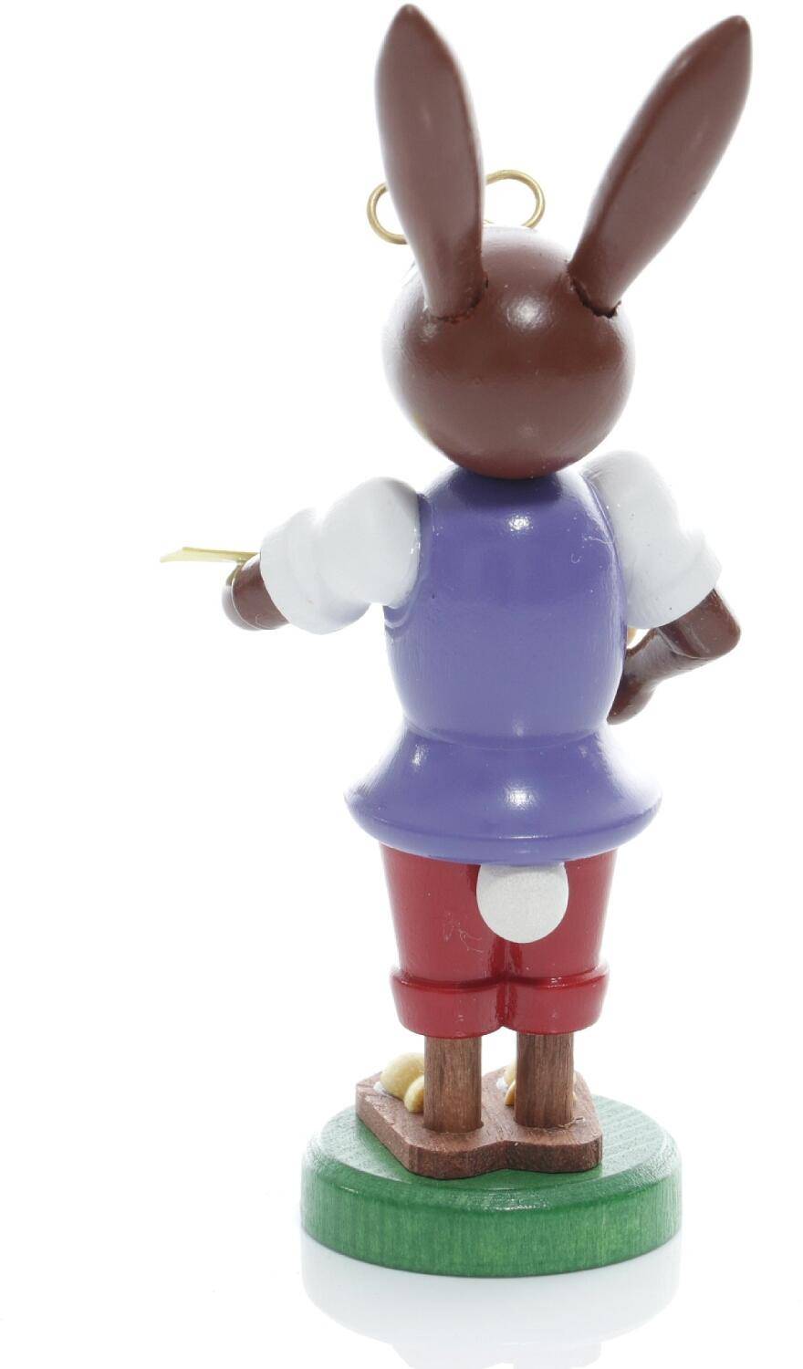 Rudolphs Schatzkiste Osterfigur - Osterhase Opa mit Pfeife und Rentenbescheid - Höhe ca 9 cm Nur noch ein Tag übrig