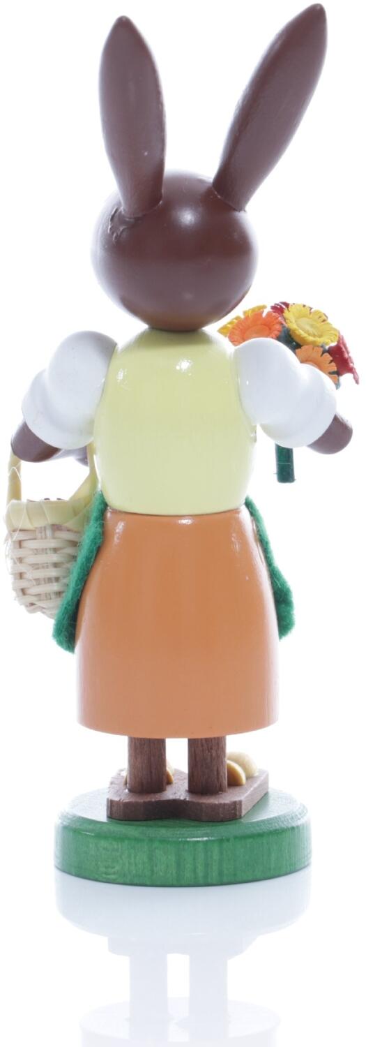 Rudolphs Schatzkiste Osterfigur - Osterhäsin Gärtnerin mit Korb und Blumenstrauß - Höhe ca 9 cm Clearance-Verkauf