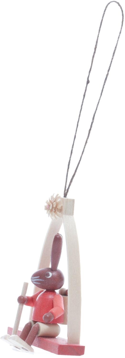 Rudolphs Schatzkiste Strauchbehang - Osterhase Im Bogen sitzend Natur - Höhe 6,5cm Black Friday