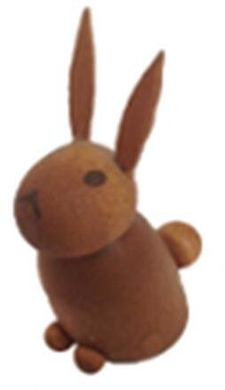Rudolphs Schatzkiste Miniaturfigur Holzfigur Hase Höhe=3cm
