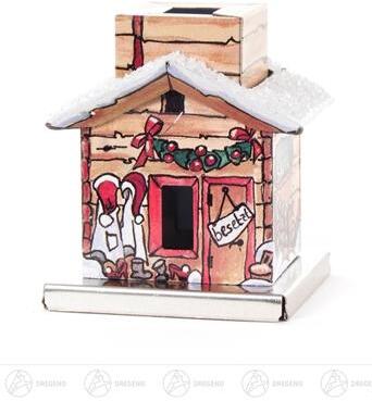 Rudolphs Schatzkiste Räuchermann Mini-Räucherhaus im Geschenkkarton