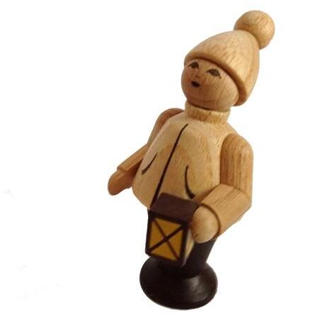 Rudolphs Schatzkiste Miniaturfigur Laternenkind natur Höhe=6cm