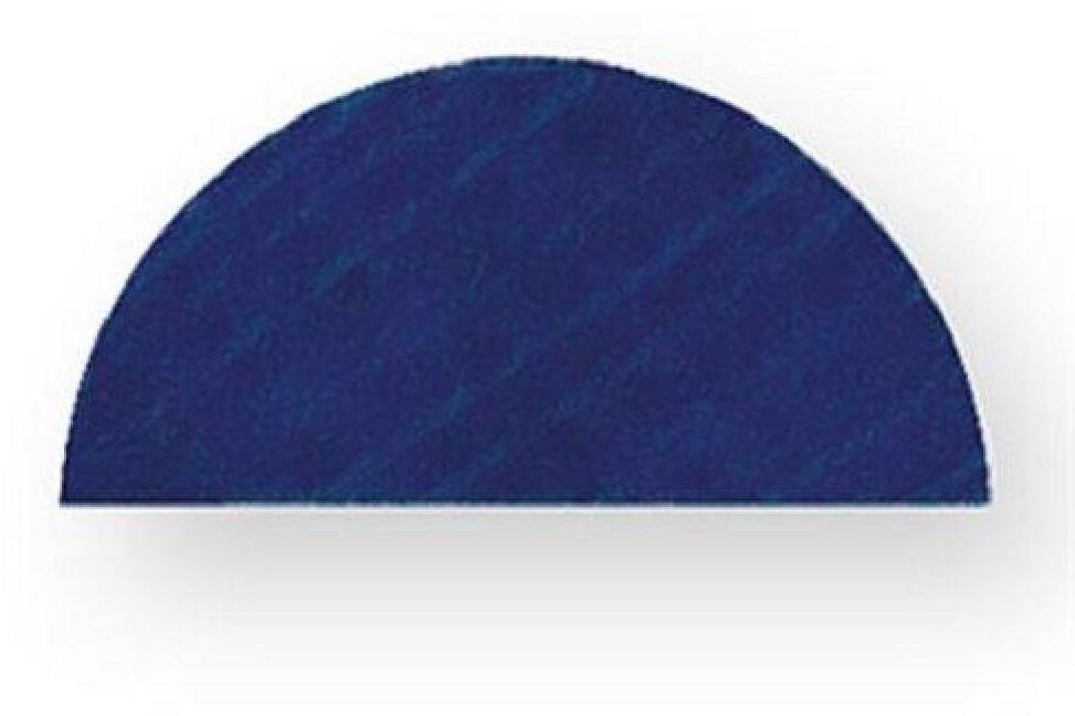 Rudolphs Schatzkiste Holzspielzeug Legematerial Halbkreis Blau 24 Stück ø 25mm