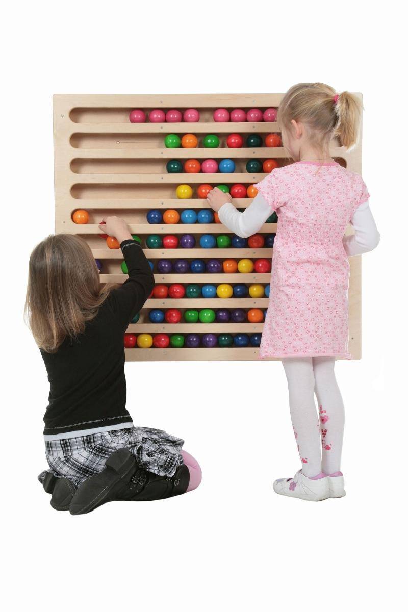 Rudolphs Schatzkiste Holzspielzeug Wand-Rechenmaschine groß LxBxH 920 x 820 x 80 mm
