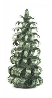Rudolphs Schatzkiste Tischdekoration Ringelbaum grün BxHxT 20x40x20mm Super Rabatt