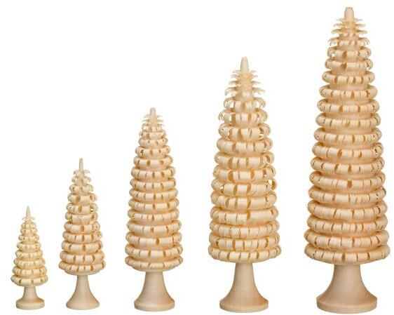 Rudolphs Schatzkiste Ringelbaum mit Stamm natur Holzbaum H= 10cm