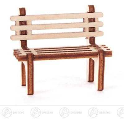 Rudolphs Schatzkiste Ersatzteile & Bastelbedarf Gartenbank mittel Breite x Höhe x Tiefe 3,9 cmx3 cmx2 cm