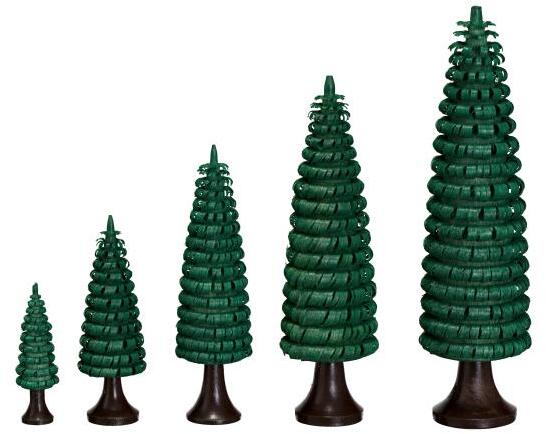 Rudolphs Schatzkiste Ringelbaum mit Stamm grün Holzbaum H= 8cm Vierteljährliche Förderung