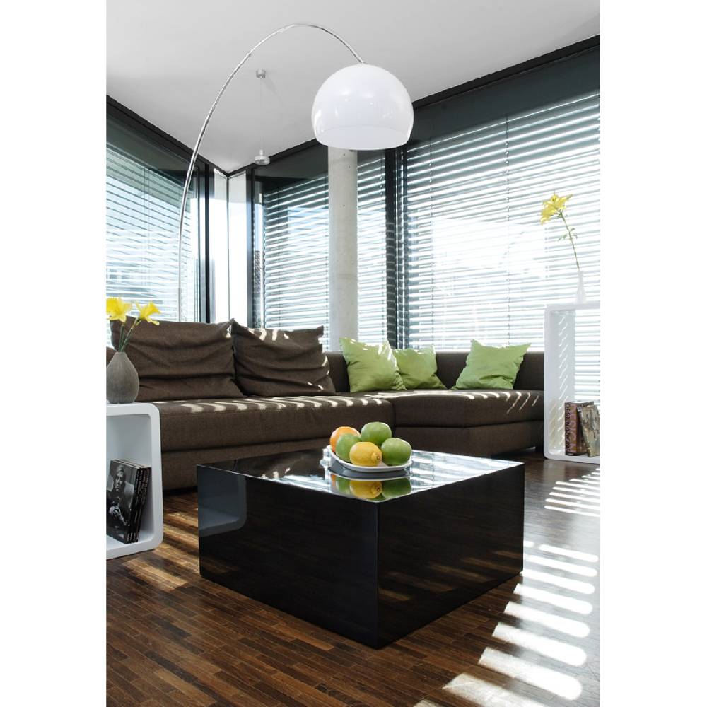 Salesfever Couchtisch schwarz 60 cm quadratisch Kubus Hochglanz Online