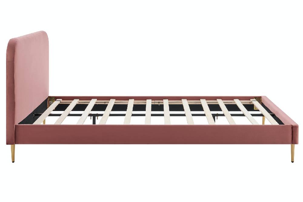 Salesfever Polsterbett Rose mit Samtbezug 140x200 cm Copenhagen Hotsell