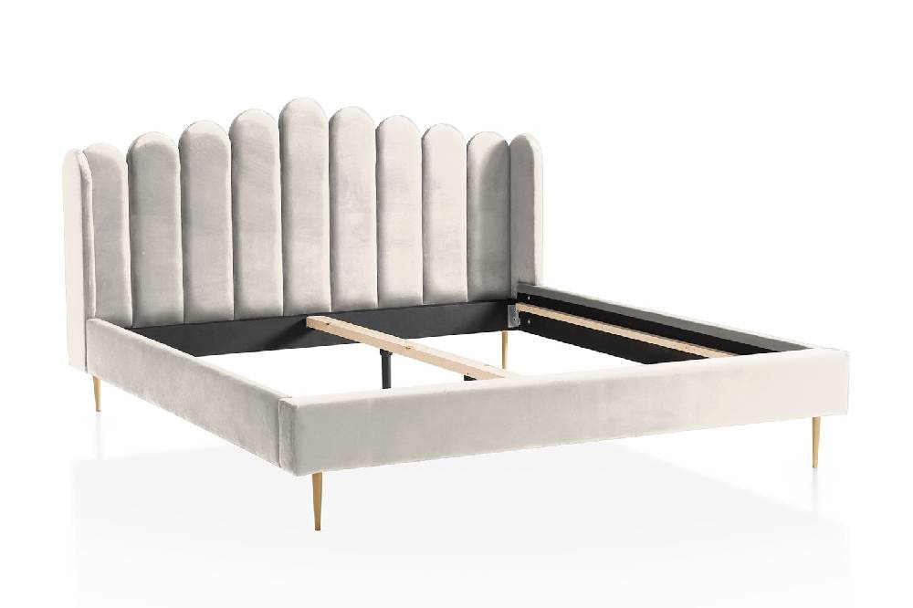 Salesfever Muschelbett Beige, Gold aus Samt Arielle Meist gekauft