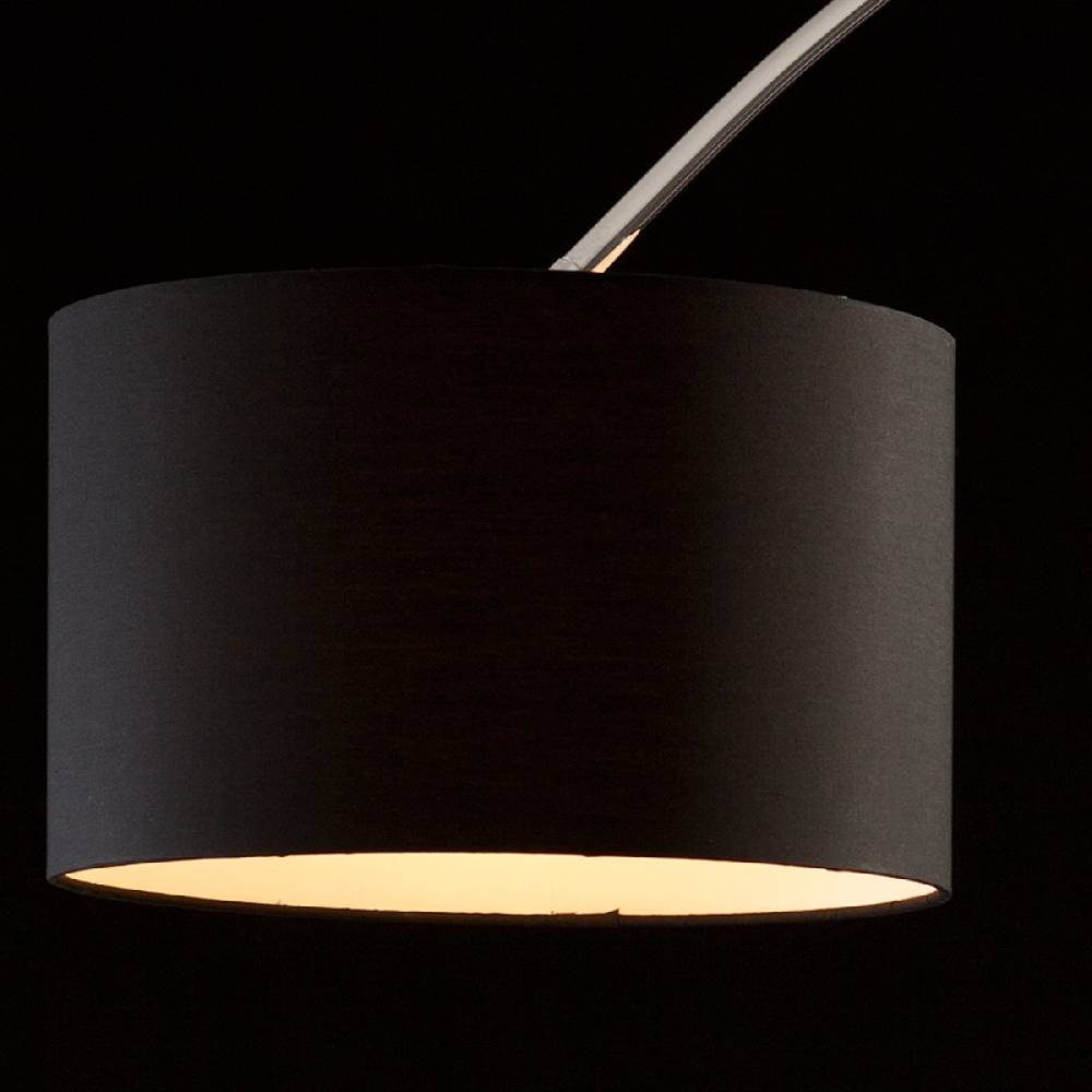 Salesfever Bogenlampe schwarz Alumi groß mit Dimmer Fabrik Onlineshop