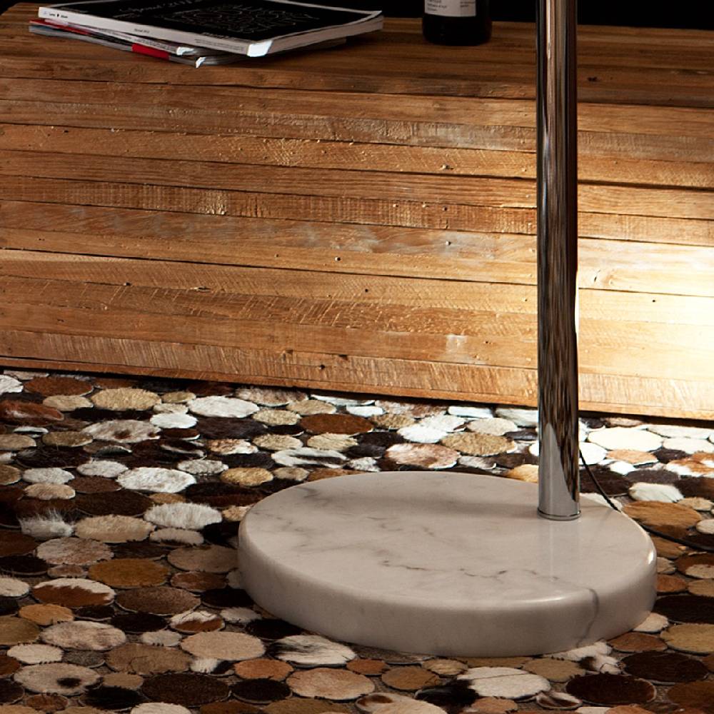 Salesfever Bogenlampe weiß Alumi groß mit Dimmer Fabrikpreis
