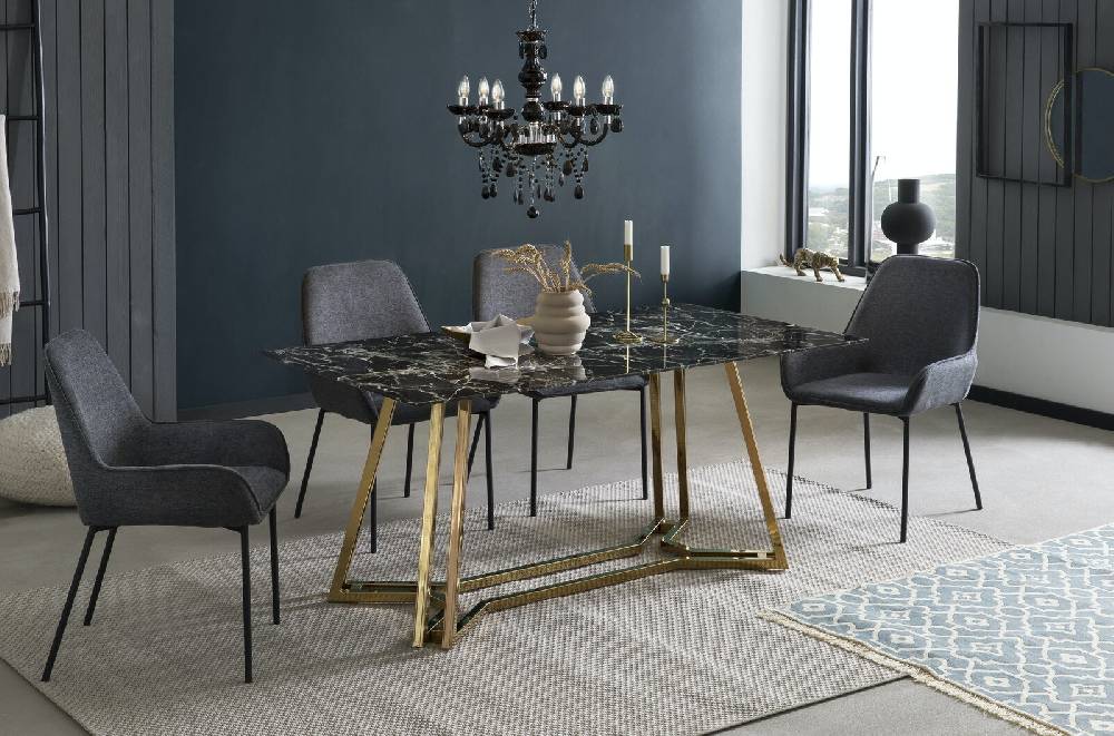 Salesfever Kronleuchter schwarz 6-flammig aus Acryl-Glas Luxe Flash Sale