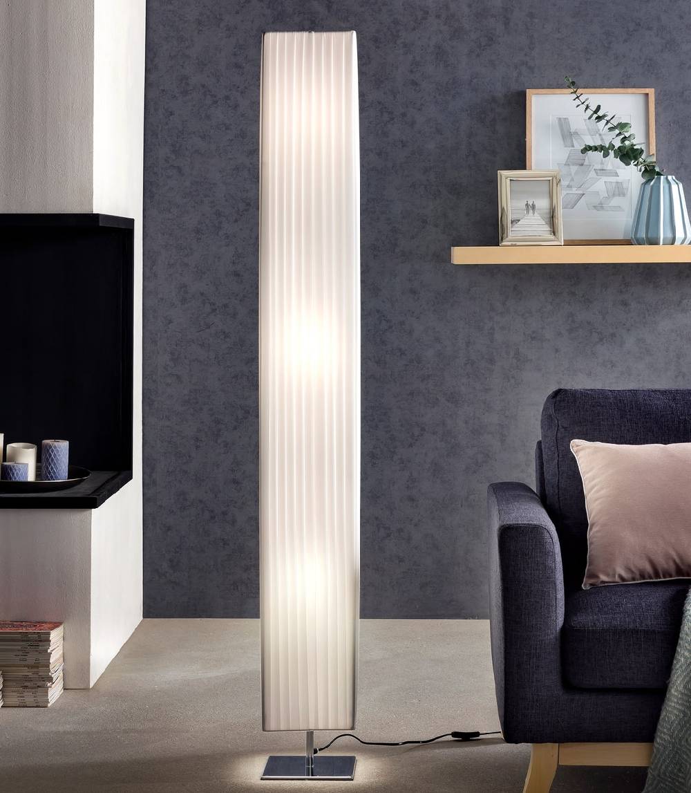 Salesfever Stehlampe eckig 170 cm Stehleuchte im Art Deco Design PARTO Osterangebot