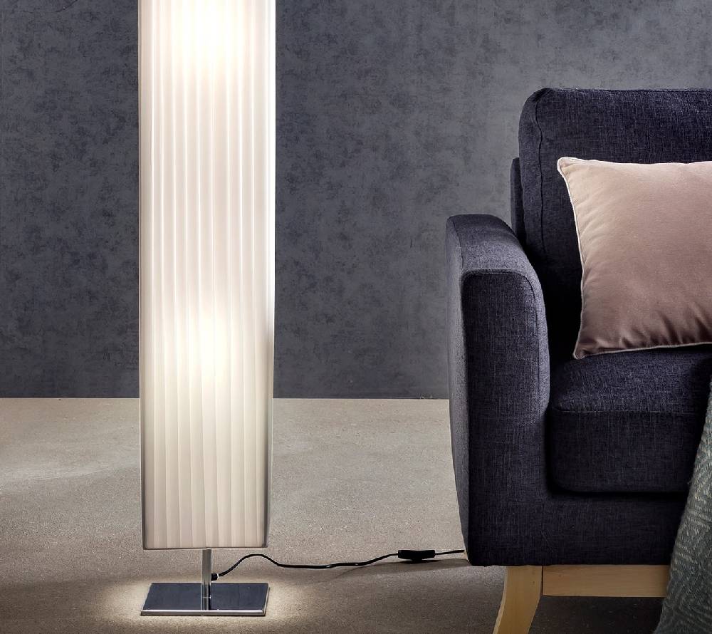 Salesfever Stehlampe eckig 170 cm Stehleuchte im Art Deco Design PARTO Osterangebot