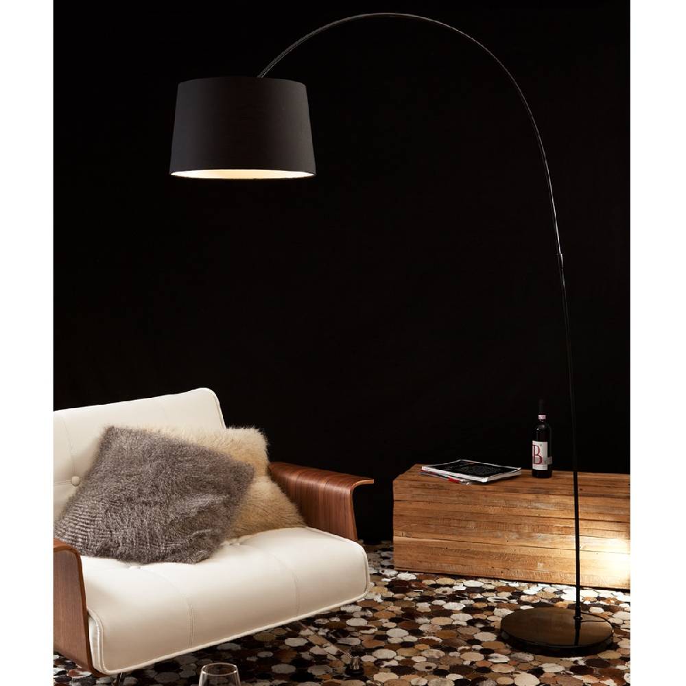 Salesfever Bogenlampe schwarz Necko groß mit Dimmer Valentinstagsangebot
