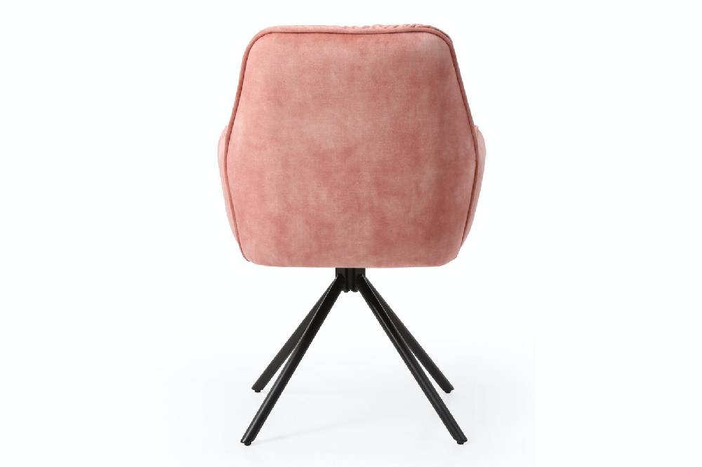 Salesfever Armlehnstuhl Rose mit 360° Drehfunktion Vintage-Samtvelours Nova Zeitlich begrenztes Angebot