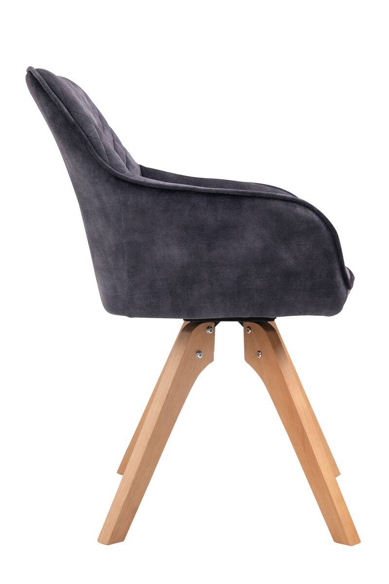Salesfever Armlehnstuhl Schwarz Vintage-Samtvelours mit Rautensteppung Mercur Bis zu 55% Rabatt