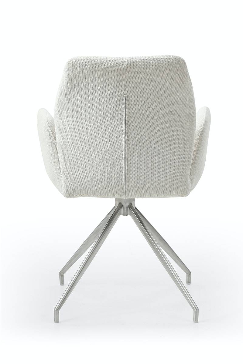 Salesfever Armlehnstuhl Creme mit 180° Drehfunktion Amira Begrenzt auf 3 Tage