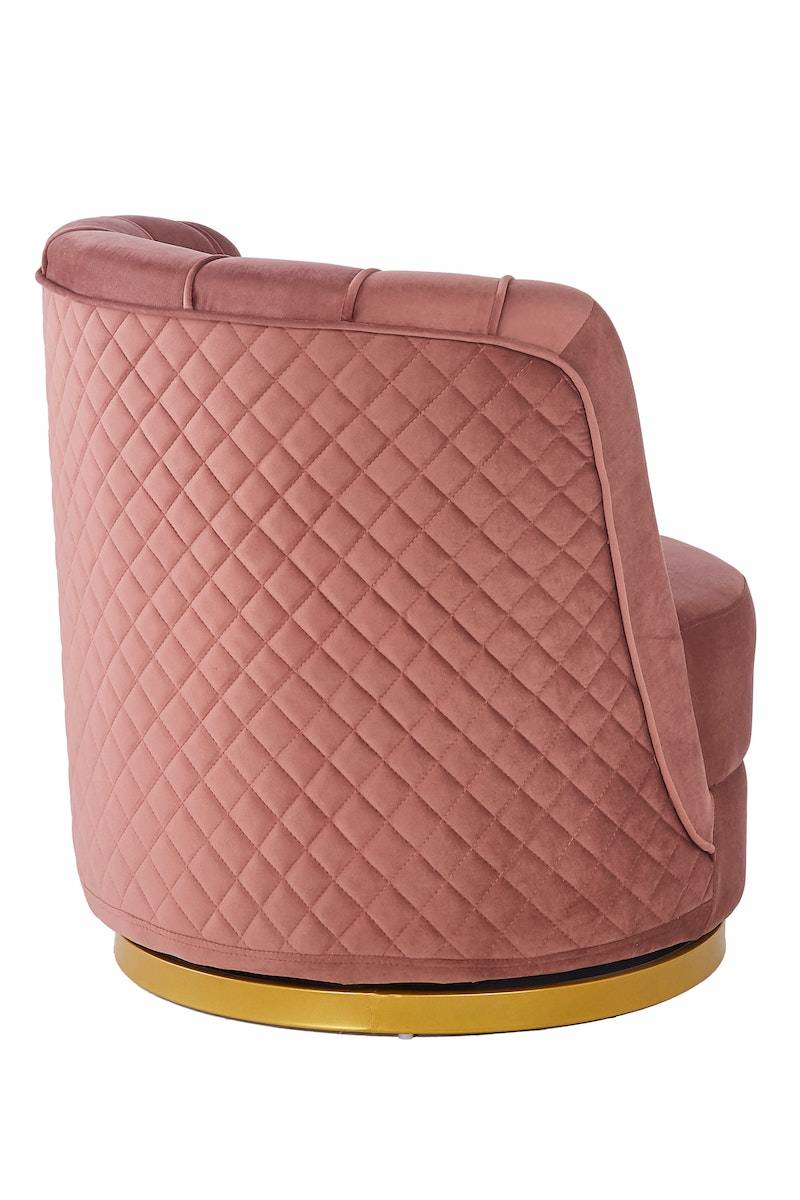 Salesfever Drehsessel aus Samt Rose Aubrey Saisonschlussverkauf