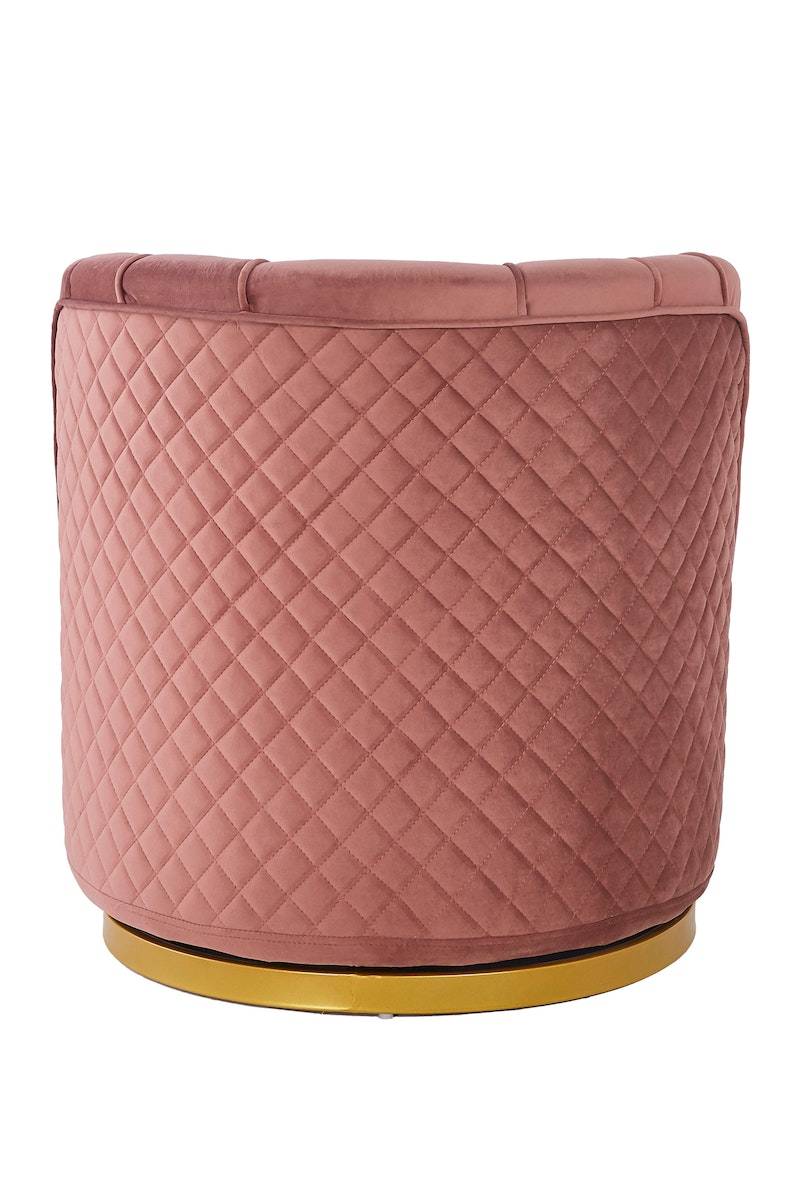 Salesfever Drehsessel aus Samt Rose Aubrey Saisonschlussverkauf