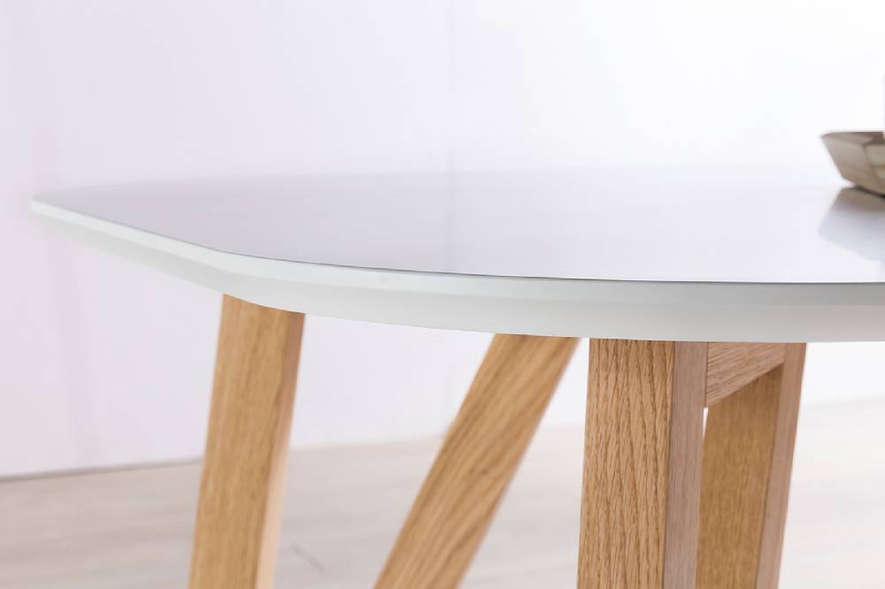 Salesfever Esstisch 120x80 cm Aino weiß Holz stabile Beine Tisch Riesige Ersparnisse