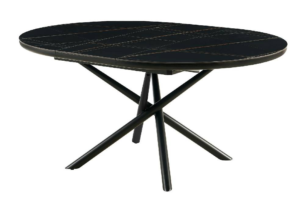 Salesfever Esstisch Ø120 cm Schwarz Florence Vierteljährliche Förderung