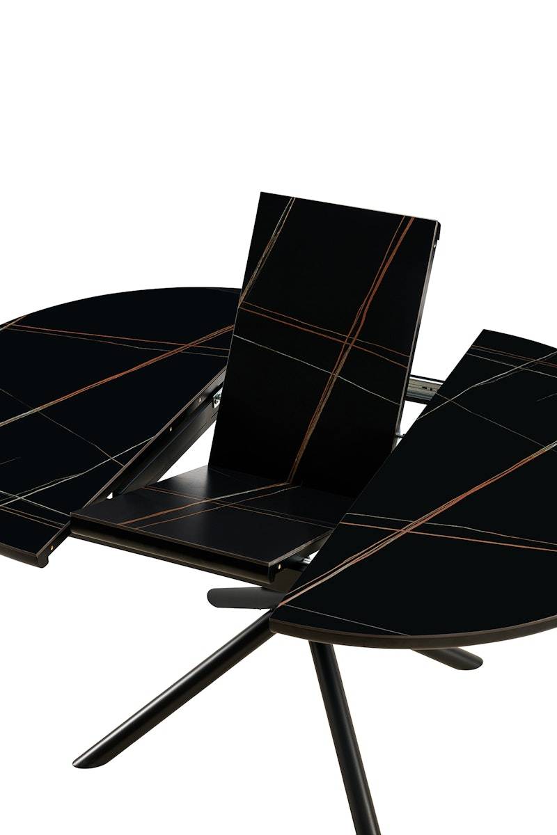 Salesfever Esstisch Ø120 cm Schwarz Florence Vierteljährliche Förderung