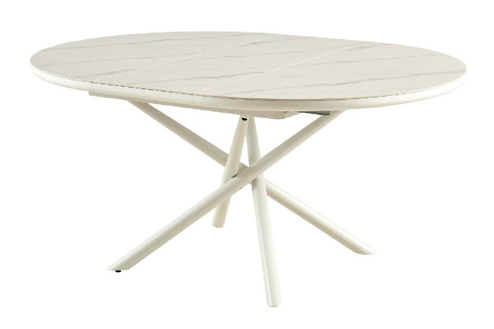 Salesfever Esstisch Ø120 cm Weiß Florence Bis zu 55% Rabatt