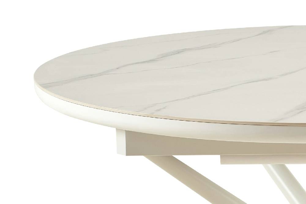 Salesfever Esstisch Ø120 cm Weiß Florence Bis zu 55% Rabatt