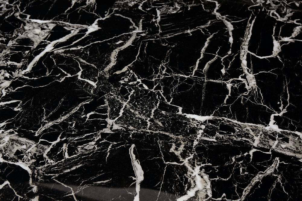 Salesfever Esstisch Schwarz & Gold 160 x 90 cm Marmoroptik Nobile Discount Store für neue Produkte