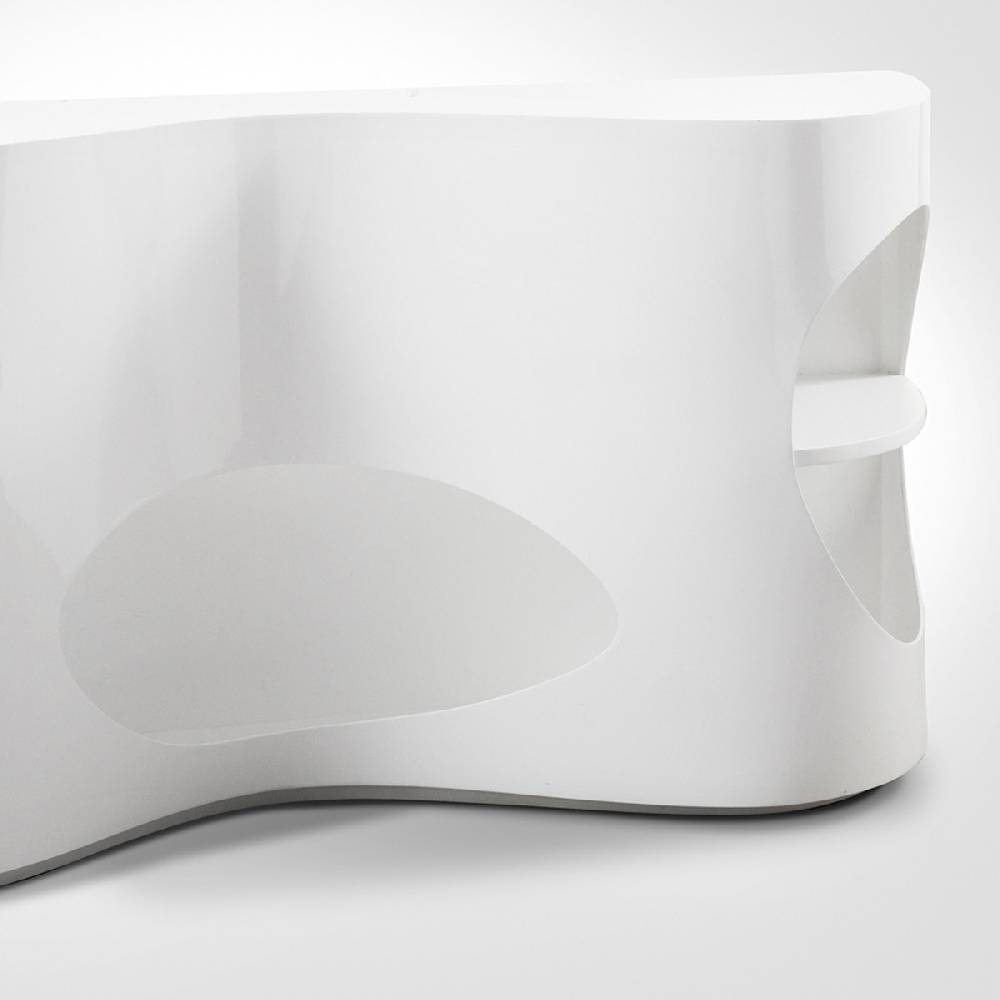 Salesfever Sideboard weiß Hochglanz Tchouc Hochglanz Design Nur noch ein Tag übrig