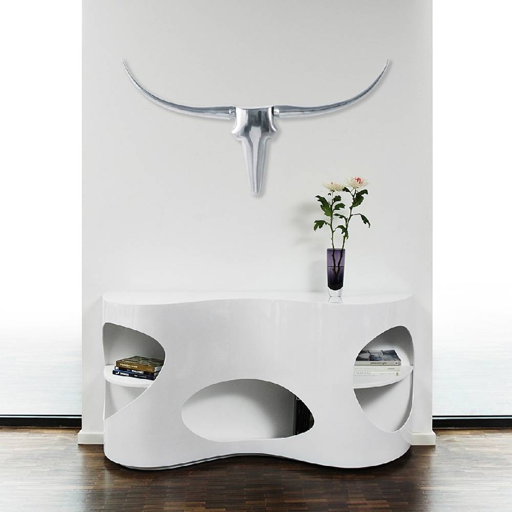 Salesfever Sideboard weiß Hochglanz Tchouc Hochglanz Design Nur noch ein Tag übrig