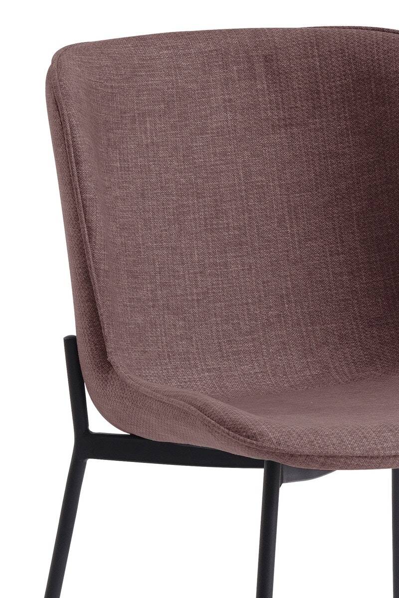 Salesfever Esszimmerstuhl Rot 2er Set Schalensitz mit Strukturstoff Sam Speichern exportieren
