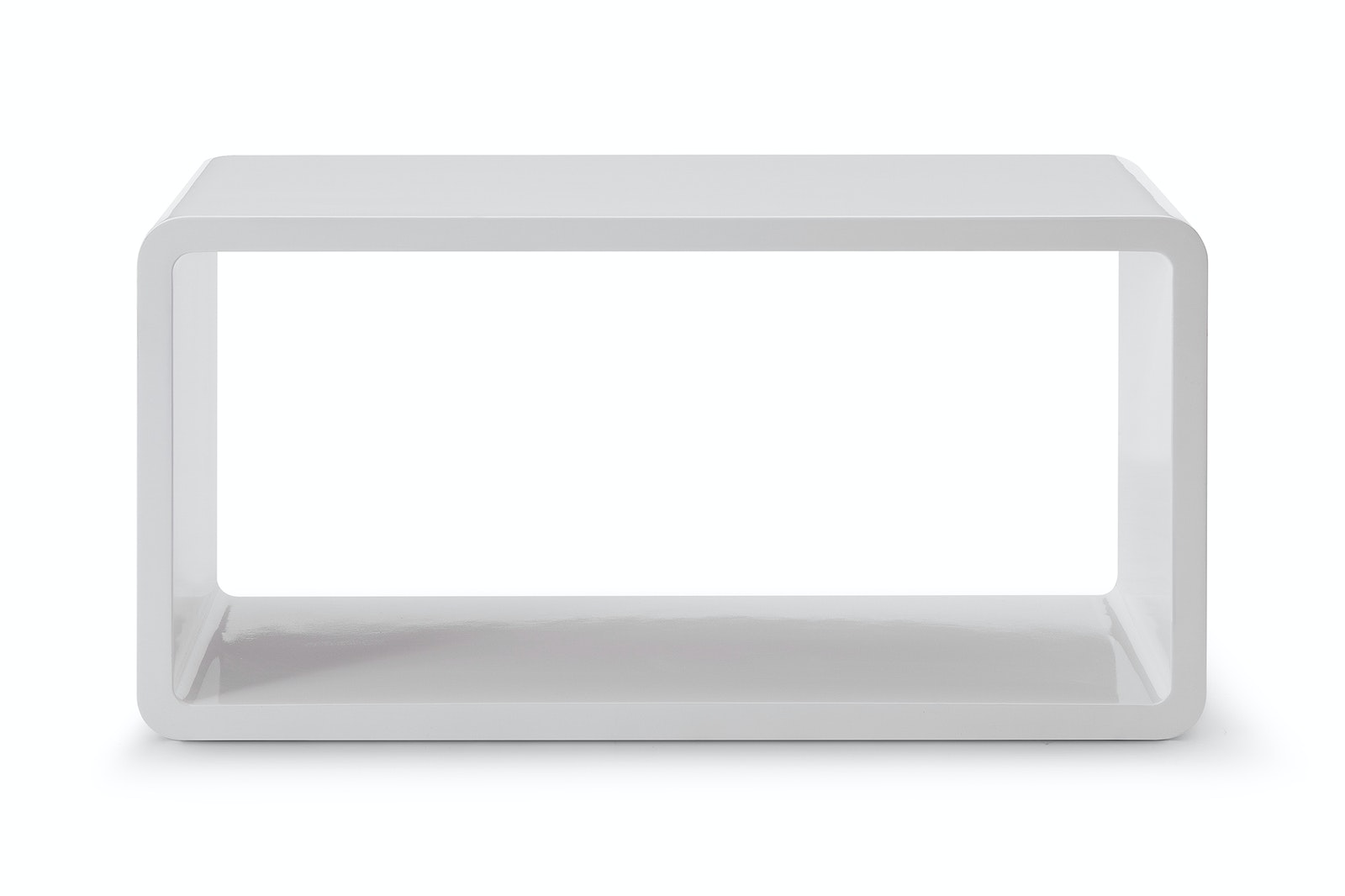 Salesfever Regalelement rechteckig Cube Weiß Lounge Cube Sonderangebot der Fabrik