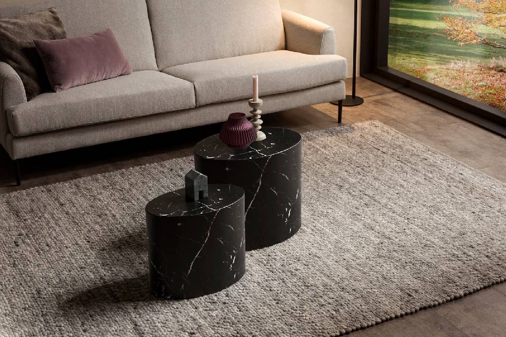Salesfever Couchtisch Weiß 2er Set Marmoroptik Harley Bis zu 55% Rabatt