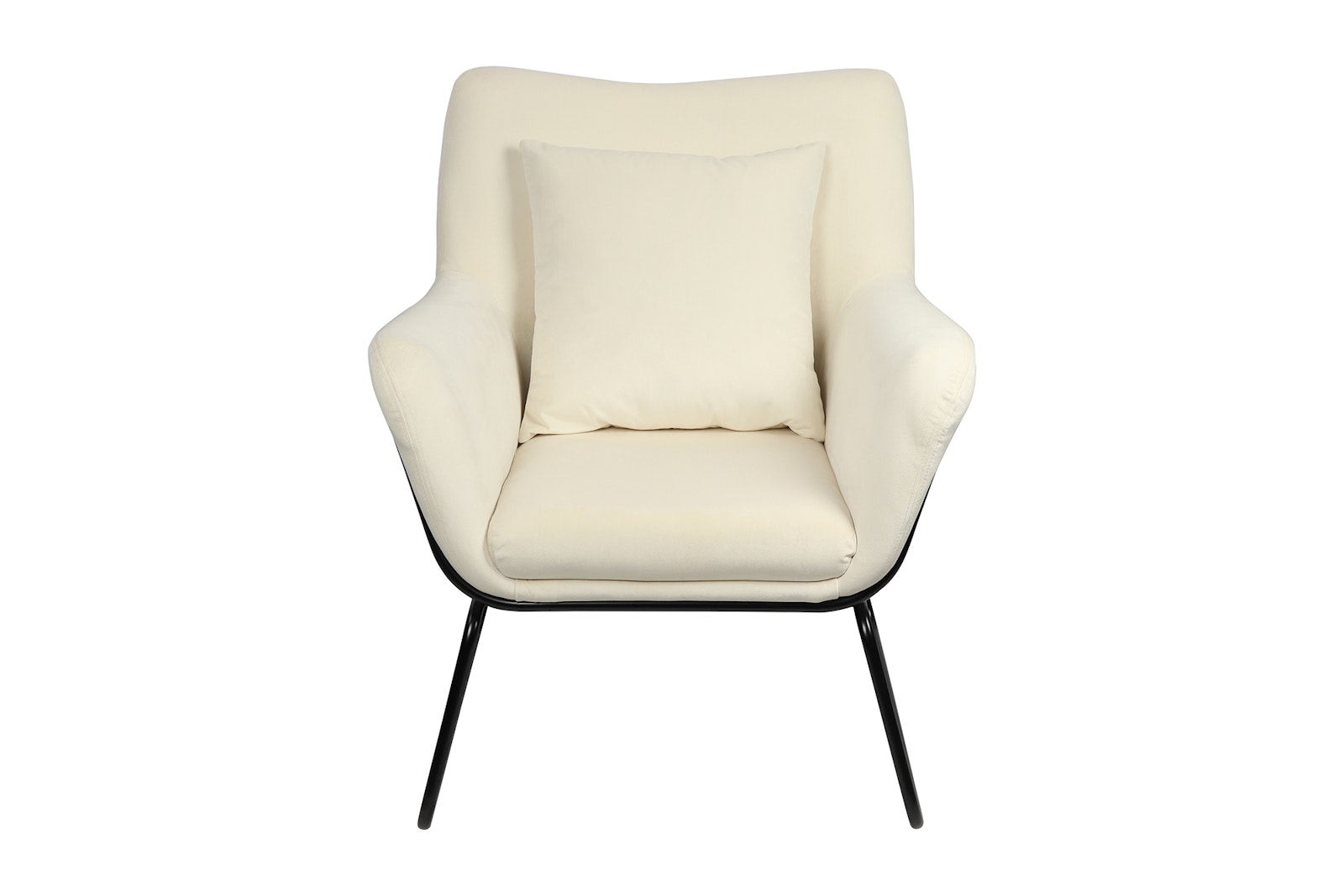 Salesfever Relaxsessel Beige mit Samtbezug Caiden Meist gekauft