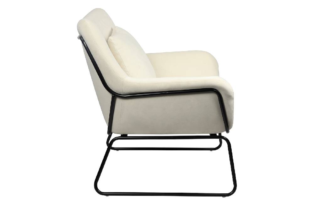 Salesfever Relaxsessel Beige mit Samtbezug Caiden Meist gekauft