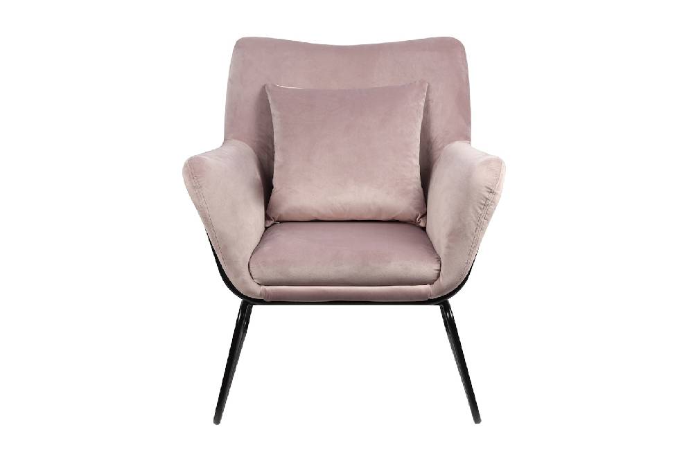 Salesfever Relaxsessel Rose mit Samtbezug Caiden Blitzverkäufe