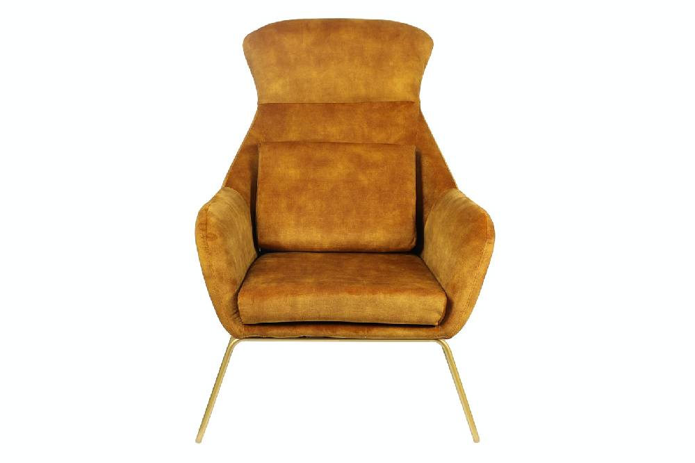 Salesfever Relaxsessel Gold aus Samtvelours Chester Saisonale Angebote