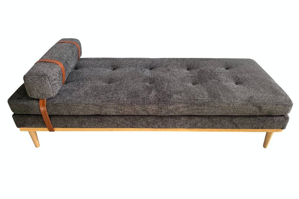Salesfever Daybed Anthrazit Strukturstoff William
