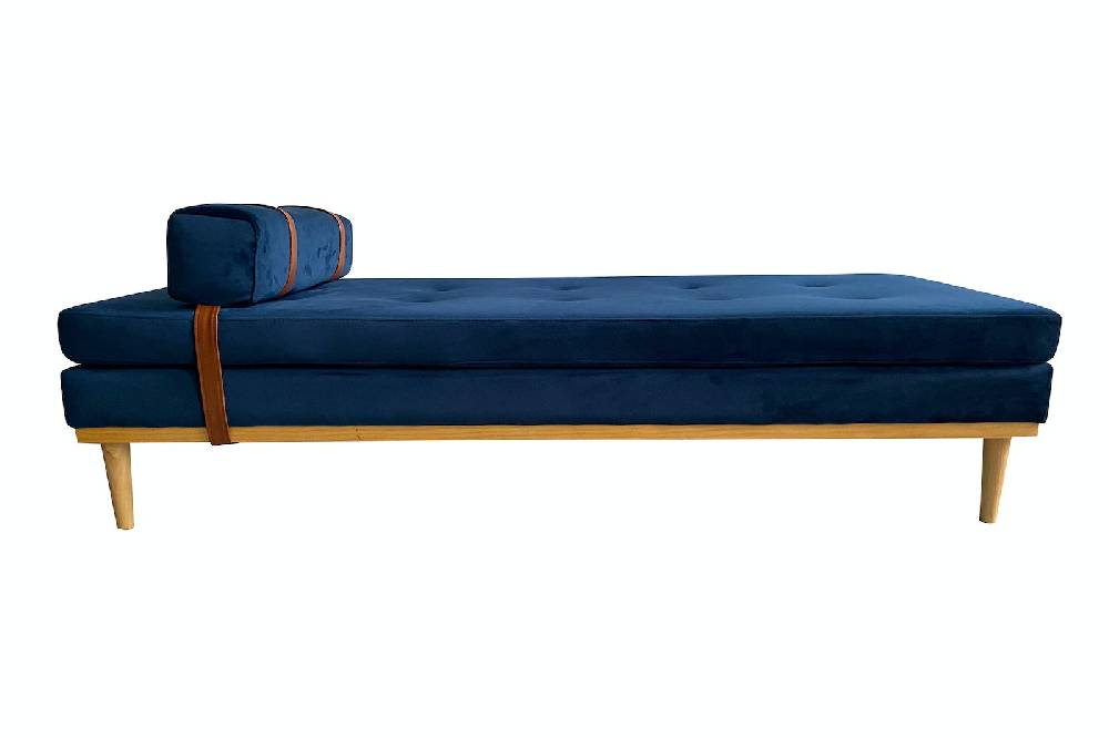 Salesfever Daybed Blau Samt William Fabrikladen