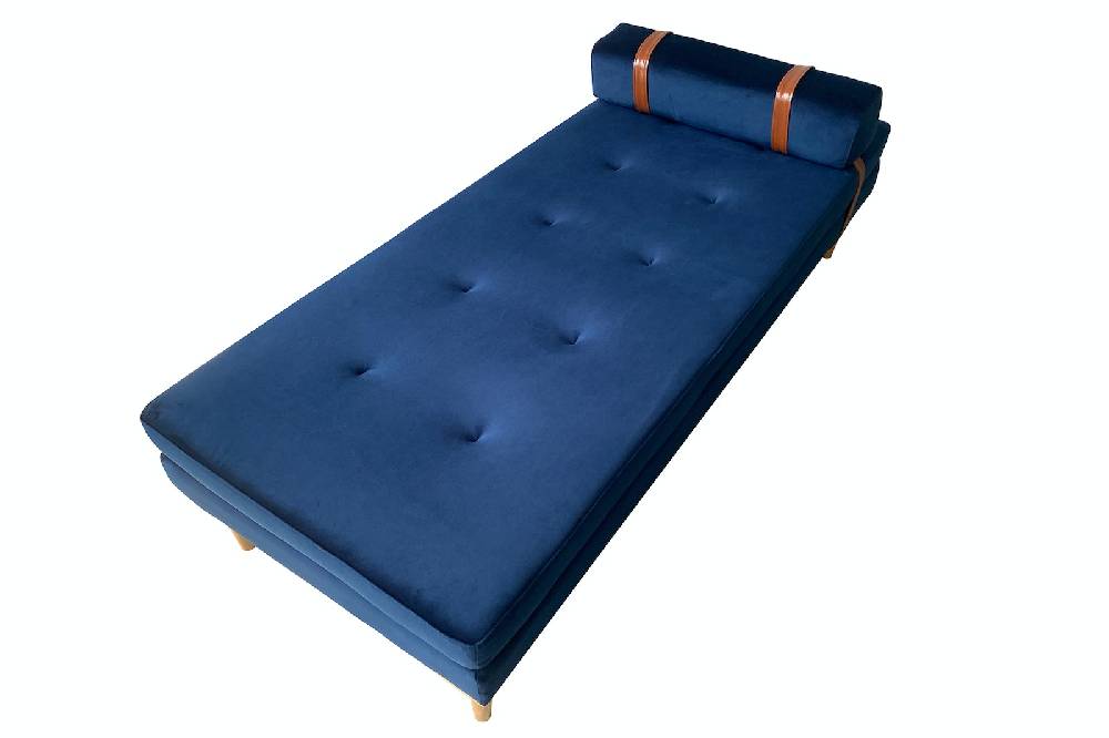 Salesfever Daybed Blau Samt William Fabrikladen
