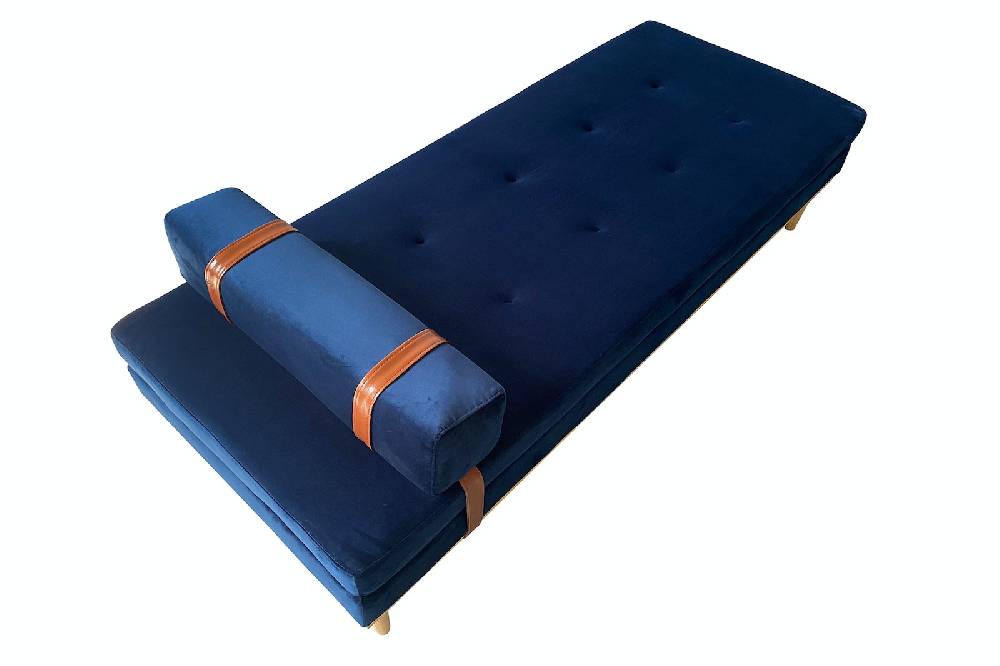 Salesfever Daybed Blau Samt William Fabrikladen