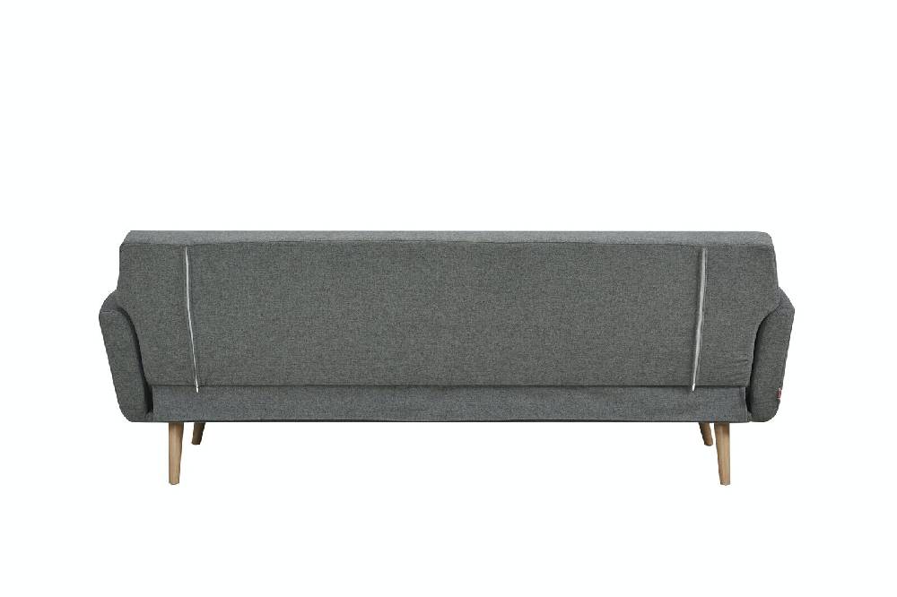 Salesfever Schlafsofa Grau Strukturstoff fein Trosa Limitierter Zeitrabatt