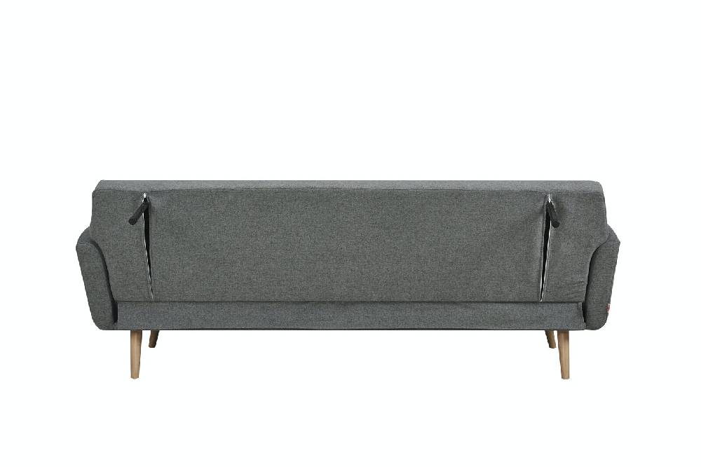 Salesfever Schlafsofa Grau Strukturstoff fein Trosa Limitierter Zeitrabatt
